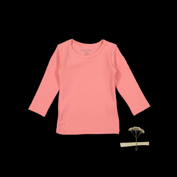 the-long-sleeve-tee-coral Lovely Littles - Sophia's StyleLong Sleeve Tee-1