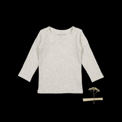the-long-sleeve-tee-oatmeal Lovely Littles - Sophia's StyleLong Sleeve Tee-1