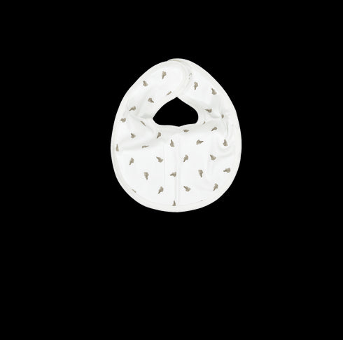 the-printed-bib-white-leaf Lovely Littles - Sophia's StyleBib-1