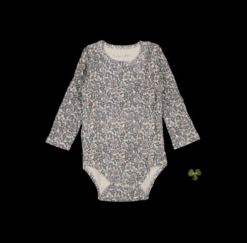 the-printed-long-sleeve-onesie-floral-ribbed Lovely Littles - Sophia's StyleLong Sleeve Onesie-1