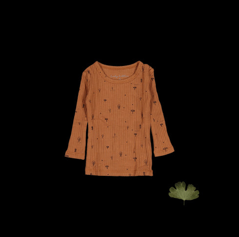 the-printed-long-sleeve-tee-mushroom Lovely Littles - Sophia's StyleLong Sleeve Tee-1