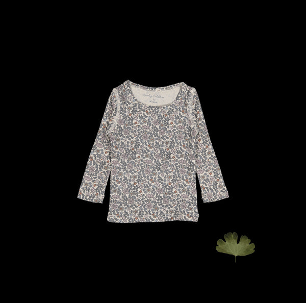 the-printed-long-sleeve-tee-floral-cotton Lovely Littles - Sophia's StyleLong Sleeve Tee-1