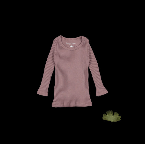 the-long-sleeve-tee-mink Lovely Littles - Sophia's StyleLong Sleeve Tee-1