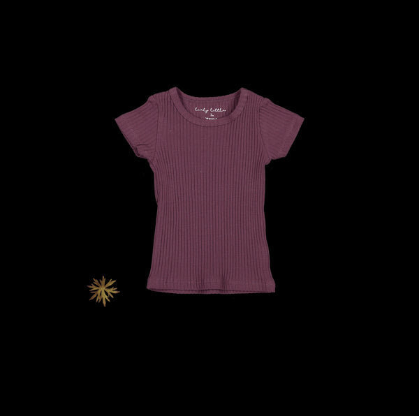 the-short-sleeve-tee-mulberry Lovely Littles - Sophia's StyleShort Sleeve Tee-1