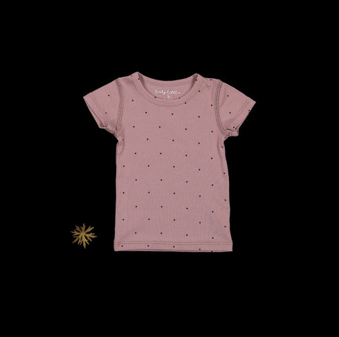 the-printed-short-sleeve-tee-heart Lovely Littles - Sophia's StyleShort Sleeve Tee-1