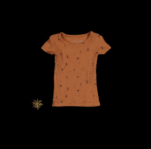 the-printed-short-sleeve-tee-mushroom Lovely Littles - Sophia's StyleShort Sleeve Tee-1