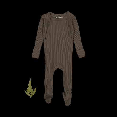 the-snap-romper-cocoa Lovely Littles - Sophia's StyleFront Snap Romper-1