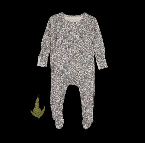 the-printed-snap-romper-floral-cotton Lovely Littles - Sophia's StyleBack Snap Romper-1