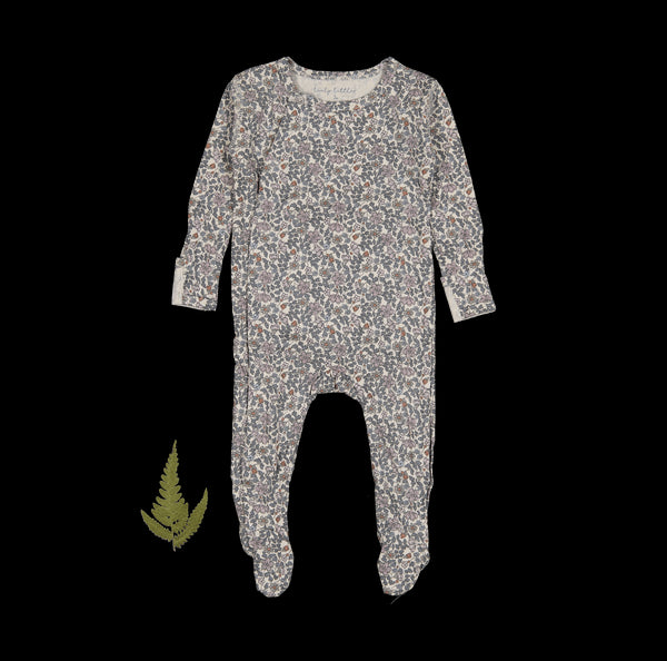 the-printed-snap-romper-floral-cotton Lovely Littles - Sophia's StyleBack Snap Romper-1