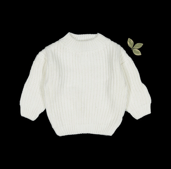 the-chunky-knit-sweater-white Lovely Littles - Sophia's StyleKnit Sweater-1
