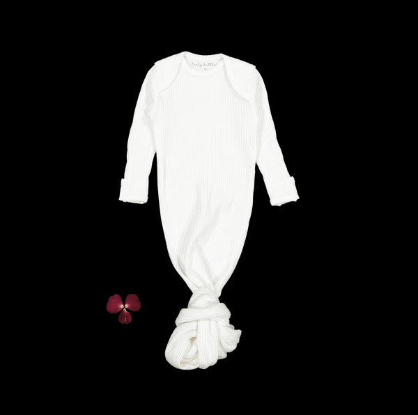 the-baby-gown-bone Lovely Littles - Sophia's StyleBaby Gown-1