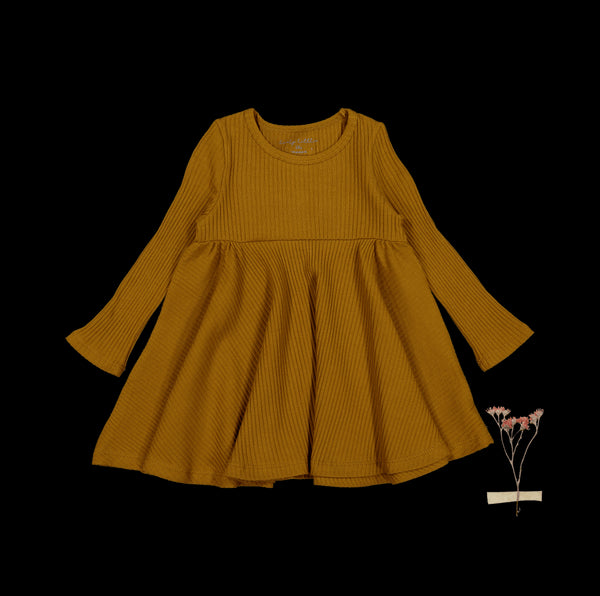 the-long-sleeve-dress-cider Lovely Littles - Sophia's StyleLong Sleeve Dress-1