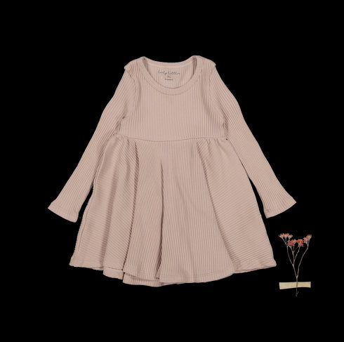 the-long-sleeve-dress-mauve Lovely Littles - Sophia's StyleLong Sleeve Dress-1