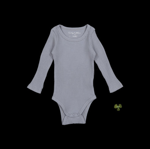 the-long-sleeve-onesie-slate Lovely Littles - Sophia's StyleLong Sleeve Onesie-1