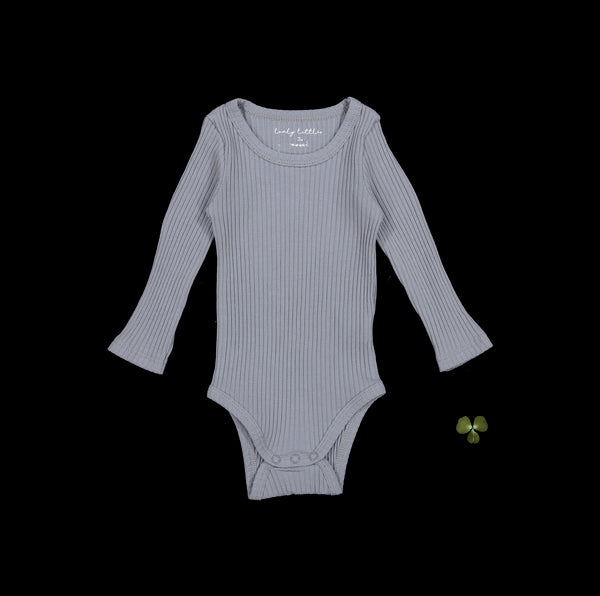 the-long-sleeve-onesie-slate Lovely Littles - Sophia's StyleLong Sleeve Onesie-1