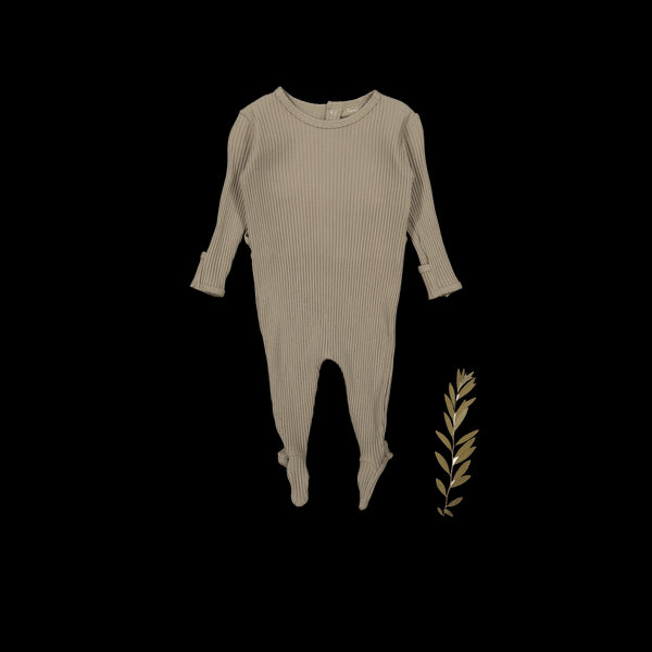 the-romper-taupe Lovely Littles - Sophia's StyleBack Snap Romper-1