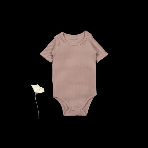 the-short-sleeve-onesie-mauve Lovely Littles - Sophia's StyleShort Sleeve Onesie-1