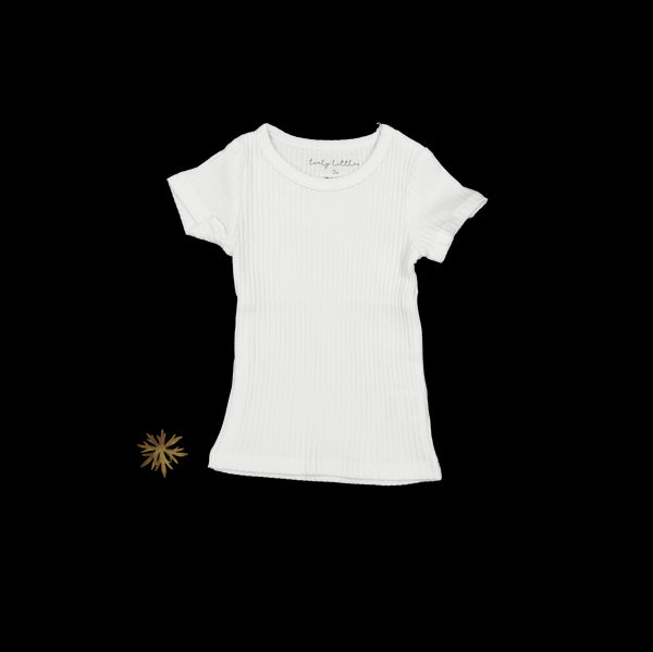 the-short-sleeve-tee-bone Lovely Littles - Sophia's StyleShort Sleeve Tee-1