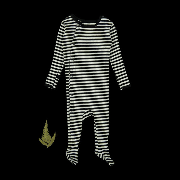 the-printed-snap-romper-stripe Lovely Littles - Sophia's StyleBack Snap Romper-1