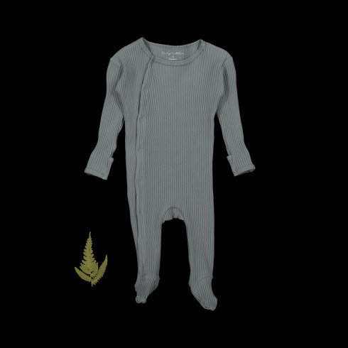 the-snap-romper-slate Lovely Littles - Sophia's StyleFront Snap Romper-1