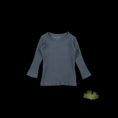 the-long-sleeve-tee-midnight-ribbed Lovely Littles - Sophia's StyleLong Sleeve Tee-1