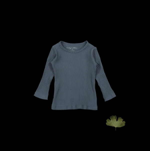 the-long-sleeve-tee-midnight-ribbed Lovely Littles - Sophia's StyleLong Sleeve Tee-1