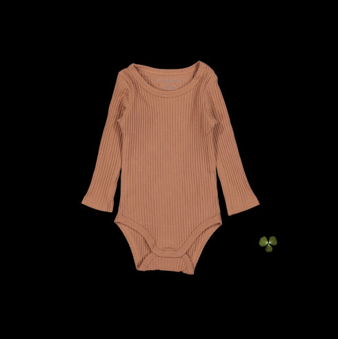 the-long-sleeve-onesie-clay Lovely Littles - Sophia's StyleLong Sleeve Onesie-1