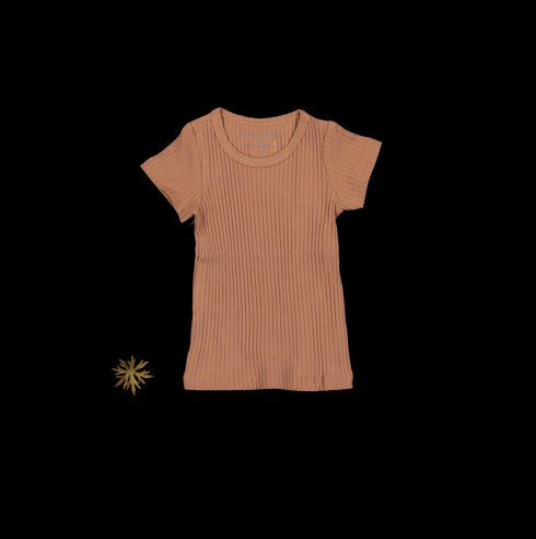 the-short-sleeve-tee-clay Lovely Littles - Sophia's StyleShort Sleeve Tee-1