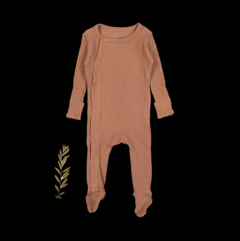 the-snap-romper-clay Lovely Littles - Sophia's StyleFront Snap Romper-1