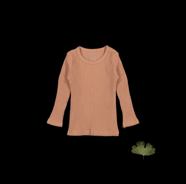 the-long-sleeve-tee-clay Lovely Littles - Sophia's StyleLong Sleeve Tee-1