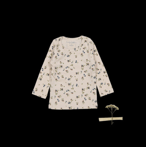 the-printed-long-sleeve-tee-floral-sand Lovely Littles - Sophia's StyleLong Sleeve Tee-1