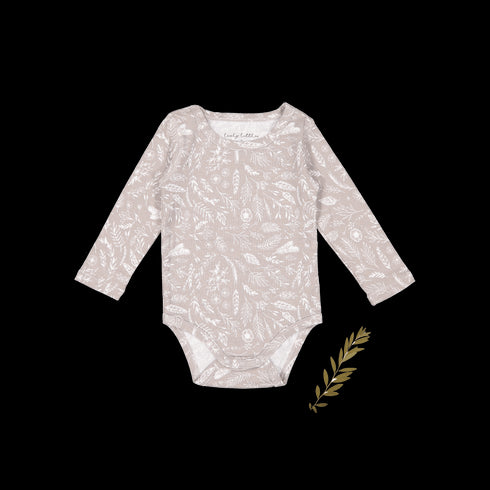 the-printed-long-sleeve-onesie-signature Lovely Littles - Sophia's StyleLong Sleeve Onesie-1