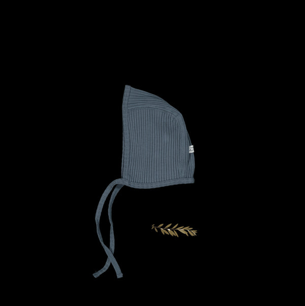 the-bonnet-midnight-ribbed Lovely Littles - Sophia's StyleBonnet-1