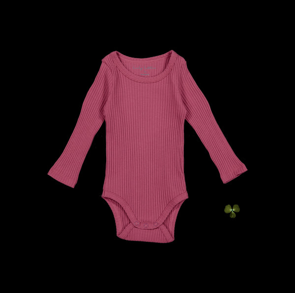 the-long-sleeve-onesie-raspberry Lovely Littles - Sophia's StyleLong Sleeve Onesie-1