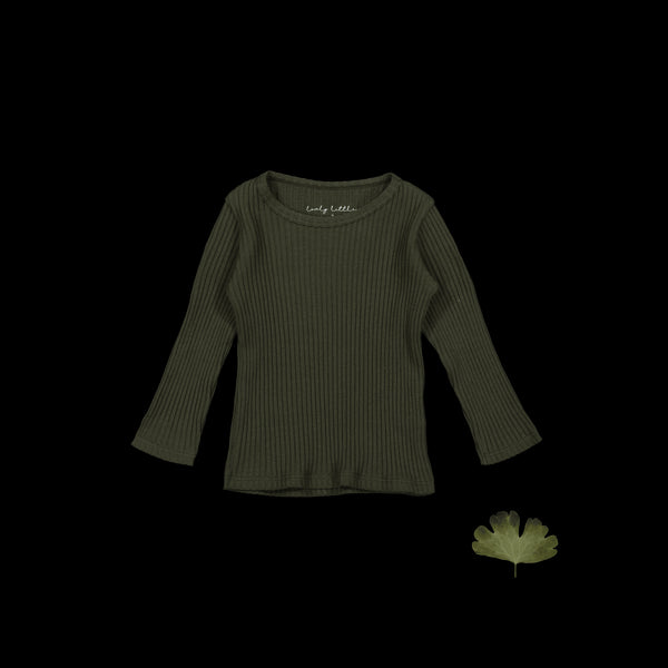 the-long-sleeve-tee-moss Lovely Littles - Sophia's StyleLong Sleeve Tee-1