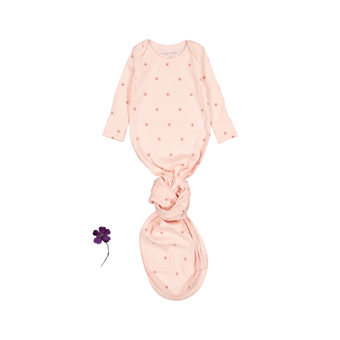 the-printed-baby-gown-rose-flower Lovely Littles - Sophia's StyleBaby Gown-1