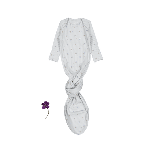 the-printed-baby-gown-sky-blossom Lovely Littles - Sophia's StyleBaby Gown-1