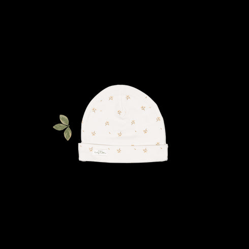 the-printed-hat-tan-blossom Lovely Littles - Sophia's StyleHat-1