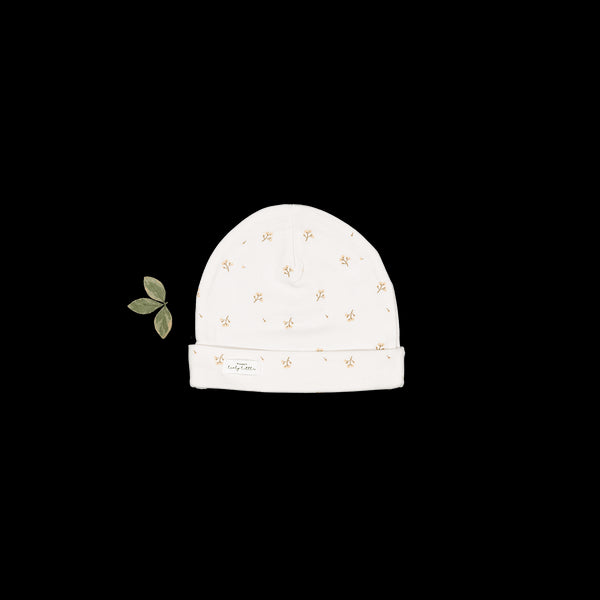 the-printed-hat-tan-blossom Lovely Littles - Sophia's StyleHat-1