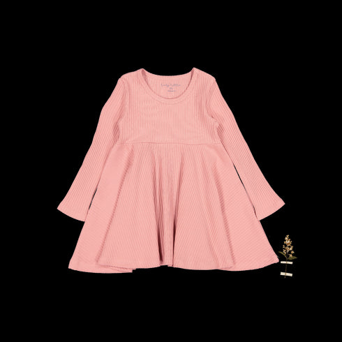 the-long-sleeve-dress-rose Lovely Littles - Sophia's StyleLong Sleeve Dress-1