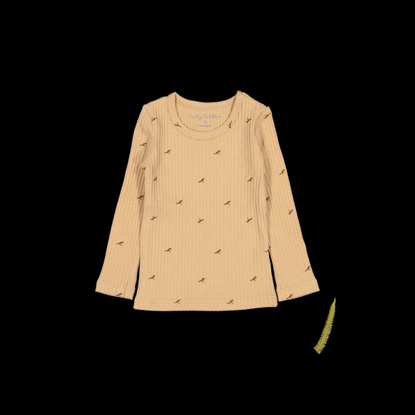 the-printed-long-sleeve-tee-birdsong Lovely Littles - Sophia's StyleLong Sleeve Tee-1