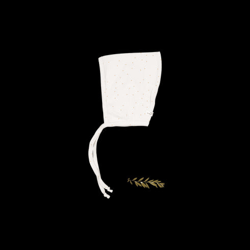 the-printed-pixie-bonnet-pearl-dot Lovely Littles - Sophia's StylePixie Bonnet-1