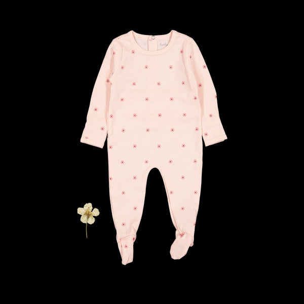 the-printed-romper-rose-flower Lovely Littles - Sophia's StyleBack Snap Romper-1