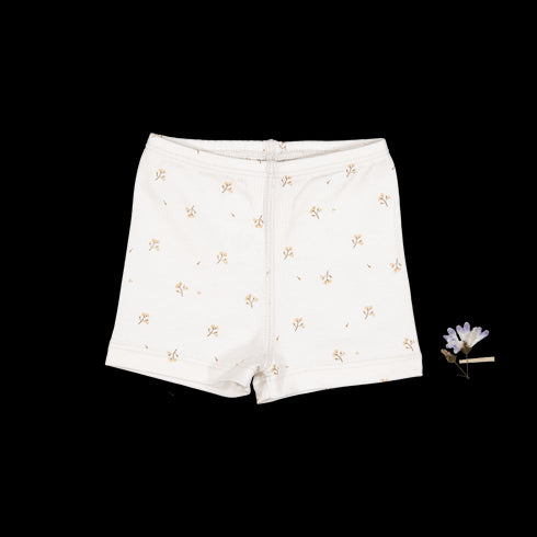 the-printed-short-tan-blossom Lovely Littles - Sophia's StyleShorts-1