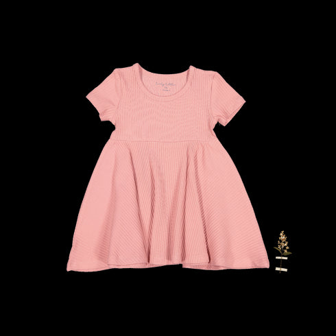 the-short-sleeve-dress-rose Lovely Littles - Sophia's StyleShort Sleeve Dress-1