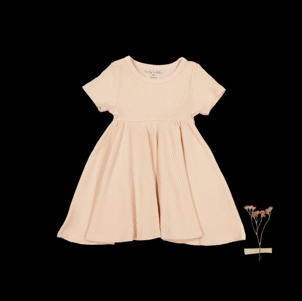 the-short-sleeve-dress-powder Lovely Littles - Sophia's StyleShort Sleeve Dress-1