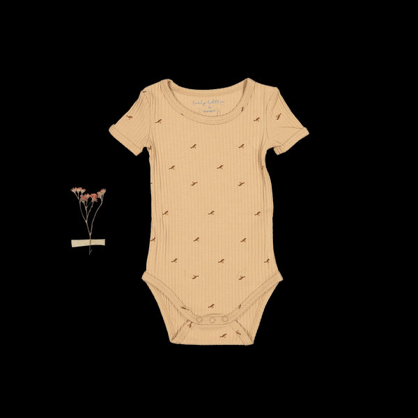 the-printed-short-sleeve-onesie-birdsong Lovely Littles - Sophia's StyleShort Sleeve Onesie-1