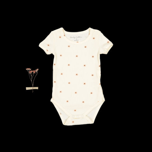 the-printed-short-sleeve-onesie-butter-flower Lovely Littles - Sophia's StyleShort Sleeve Onesie-1