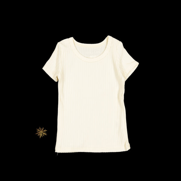 the-short-sleeve-tee-butter Lovely Littles - Sophia's StyleShort Sleeve Tee-1