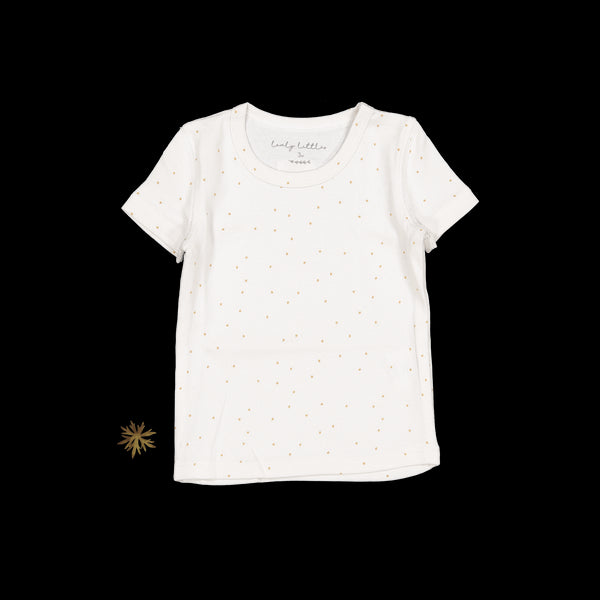 the-printed-short-sleeve-tee-pearl-dot Lovely Littles - Sophia's StyleShort Sleeve Tee-1